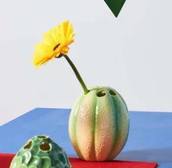 &klevering Vase Melon Handmade Stoneware