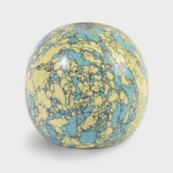 &klevering Yellow Turquoise Candle Holder