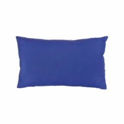 &klevering 30x50cm Cotton Embroided Flower Cushion