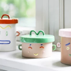 &klevering Moods Happy Ceramic Jar
