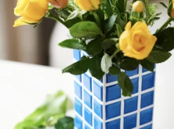 &klevering Blue Tile Vase