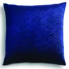 &klevering Square Embroidery Cushion - Blue