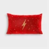 &klevering Cushion Lightning Red Rectangle