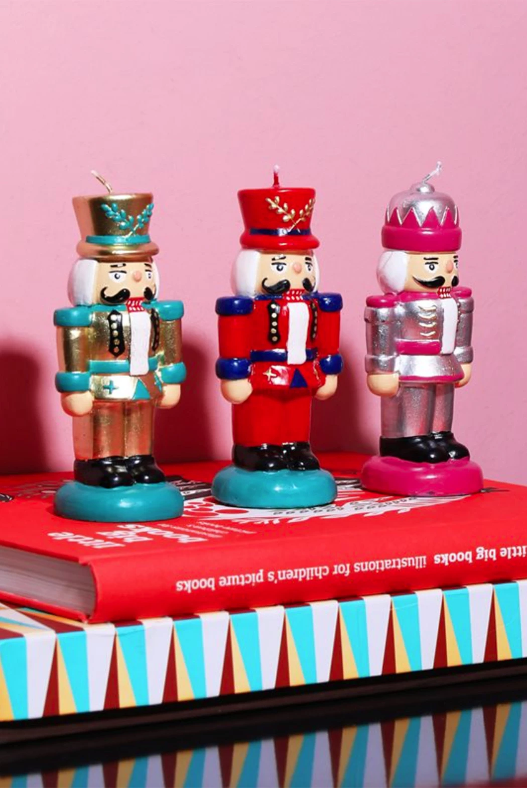 &klevering Nutcracker Candle - Silver 3 &klevering Nutcracker Candle - Silver