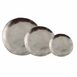 &klevering Set of 3 Imperfect Silver Plates