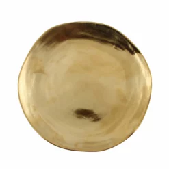 &klevering Set of 3 Imperfect Gold Plates