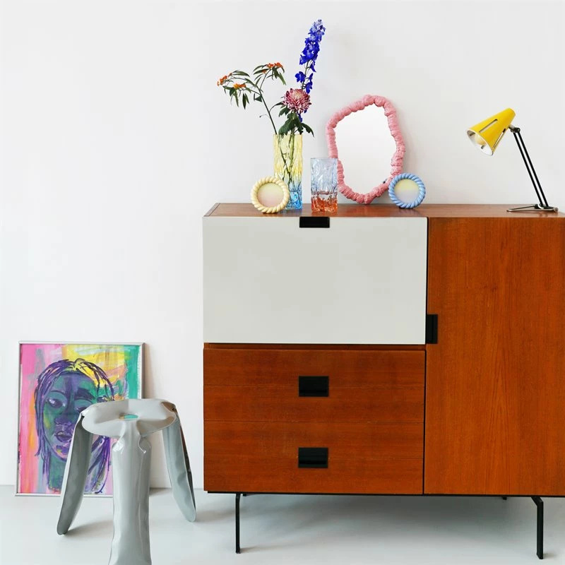 &klevering L Yellow and Blue Trunk Vase 5 &klevering L Yellow and Blue Trunk Vase