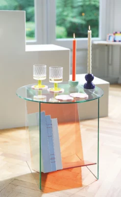 &klevering Twirl Yellow Glass - Set of 2