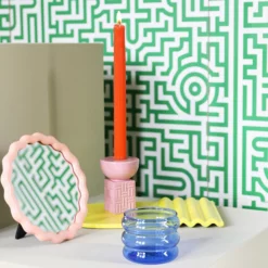 &klevering Yellow Wave Platter