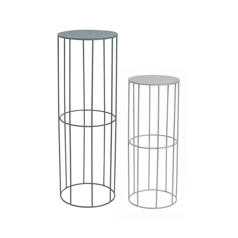 &klevering Plant Stand Medium Soft Grey 5 &klevering Plant Stand Medium Soft Grey