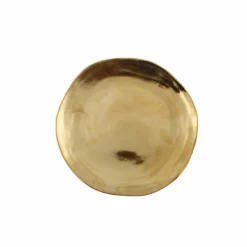 &klevering Set of 3 Imperfect Gold Plates