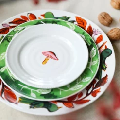 &klevering Set of 4 Small Autumn Plates