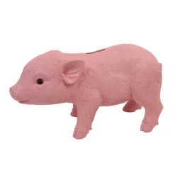 &klevering Pink Piggy Coin Box