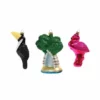 &klevering Tropical Ornaments - Set of 3