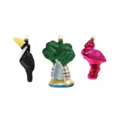 &klevering Tropical Ornaments - Set of 3