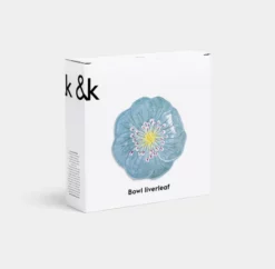 &klevering Liverleaf Flower Shallow Bowl